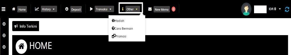 Menu Other